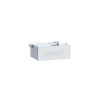 ARDEBO.de Hager ZZ45WAN2PP RJ45-Buchse Patch/Patch 180°