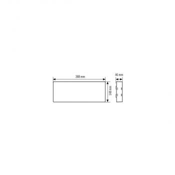 Esylux ELX EN10077227 20 LEDi Notleuchte Flat, 3h, selbstüberwachend , weiß