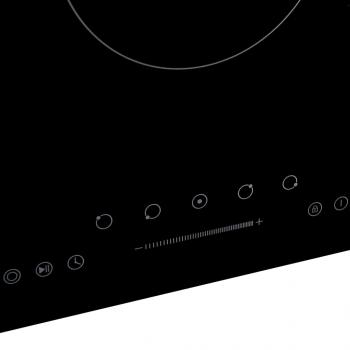 Glaskeramik-Kochfeld mit 5 Platten Touch Control 77 cm 8500 W