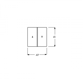 Busch-Jaeger 1785 JA-83 Wippe mit Aufdruck, future linear, alusilber (2CKA001751A2944)