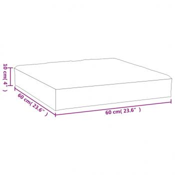 Palettenkissen Mehrfarbig 60x60x8 cm Oxford-Gewebe