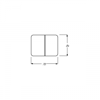 Busch-Jaeger 1785-20 Wippe, Busch alpha, platin (2CKA001751A1682)