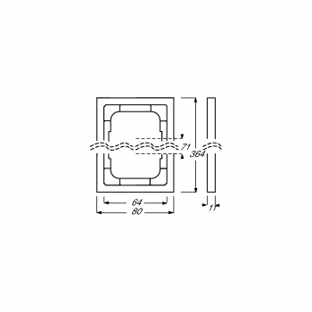 Busch-Jaeger 1725-181K Abdeckrahmen, future linear, 5-fach Rahmen, anthrazit (2CKA001754A4244)