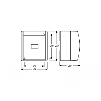 Busch-Jaeger 2621 W-53 Wipptaster, Ocean IP44, Schließer, grau/blaugrün (2CKA001484A0370)