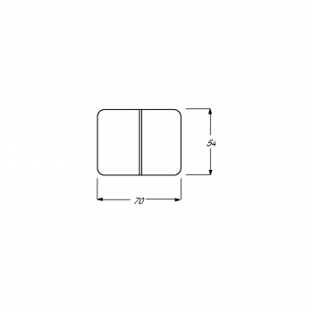 Busch-Jaeger 1785-21 Wippe, Busch alpha, bronze (2CKA001751A1773)