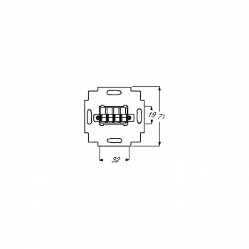 Busch-Jaeger 0248/02-101 Stereo-Lautsprecher-Anschlussdose, weiß (2CKA000230A0402)