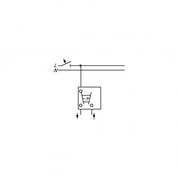 Busch-Jaeger 2020/4 US Jalousietaster Einsatz 1-polig, Taster (2CKA001413A0590)