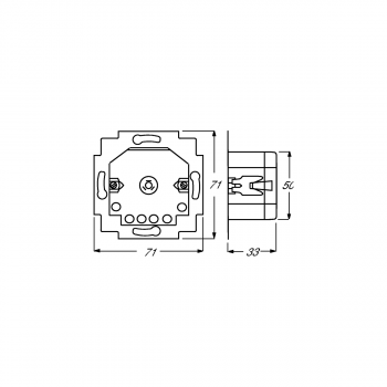 Busch-Jaeger 6411 U-101 Busch-Jalousiecontrol II-Einsatz (2CKA006410A0377)