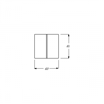 Busch-Jaeger 1785-866 Wippe, Pur Edelstahl, Edelstahl (2CKA001751A2962)