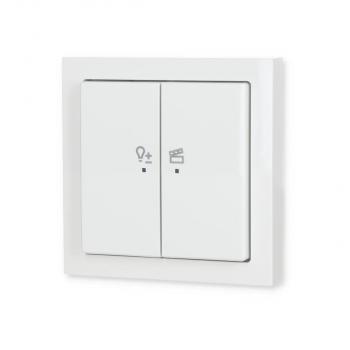 Busch-Jaeger 62851 UJ-84-WL LED-Dimmer flex, Set, Wireless, future linear, free@home, studioweiß (2CKA006200A0294)