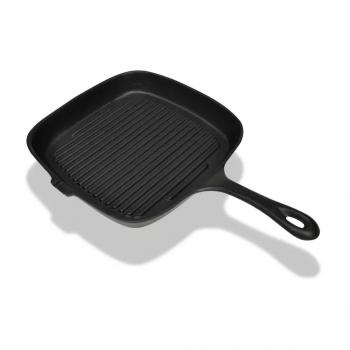 ARDEBO.de - Grillpfanne Gusseisen 24 x 23 cm