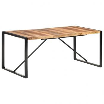 ARDEBO.de - Esstisch 180x90x75 cm Massivholz mit Palisander-Finish