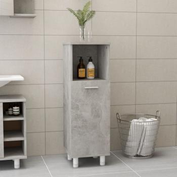 ARDEBO.de - Badezimmerschrank Betongrau 30x30x95 cm Holzwerkstoff