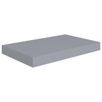 Schwebende Wandregale 2 Stk. Grau 40x23x3,8cm MDF