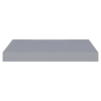 Schwebende Wandregale 2 Stk. Grau 40x23x3,8cm MDF