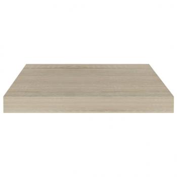 Schwebende Wandregale 4 Stk. Eichefarben 40x23x3,8cm MDF