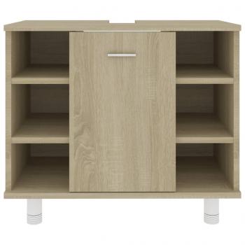 Badezimmerschrank Sonoma-Eiche 60x32x53,5 cm Holzwerkstoff