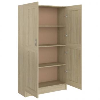 Bücherregal Sonoma-Eiche 82,5x30,5x150 cm Holzwerkstoff