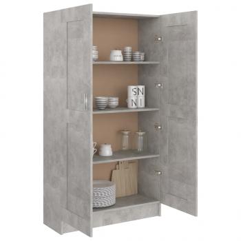 Bücherregal Betongrau 82,5x30,5x150 cm Holzwerkstoff