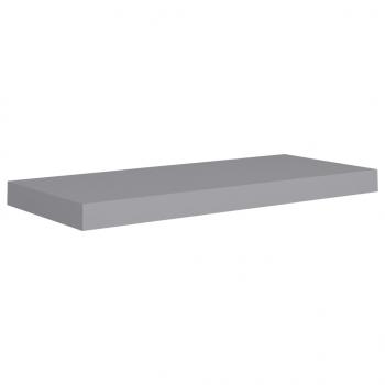 Schweberegale 4 Stk. Grau 60x23,5x3,8cm MDF