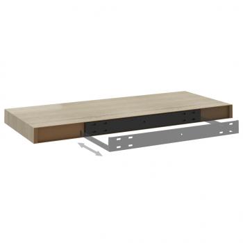 Schwebende Wandregale 4 Stk. Eichefarben 60x23,5x3,8cm MDF