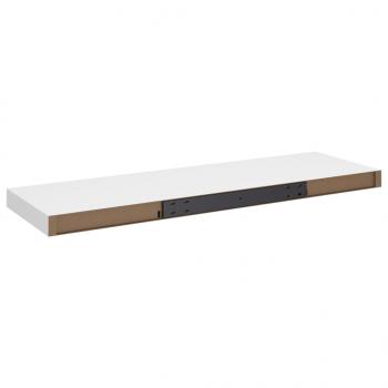 Schweberegale 4 Stk. Weiß 80x23,5x3,8 cm MDF