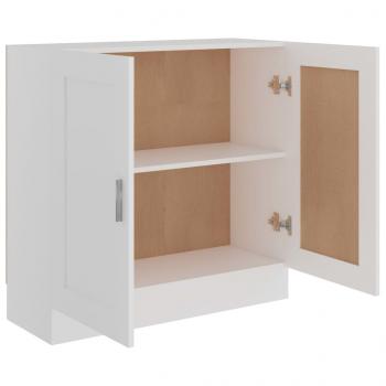 Bücherschrank Weiß 82,5x30,5x80 cm Holzwerkstoff