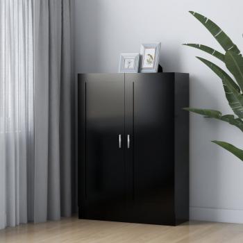 ARDEBO.de - Bücherschrank Schwarz 82,5x30,5x115 cm Holzwerkstoff