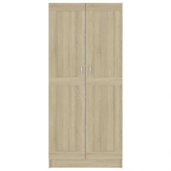 Bücherschrank Sonoma-Eiche 82,5x30,5x185,5 cm Holzwerkstoff