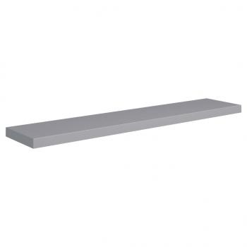 Schwebende Wandregale 2 Stk. Grau 120x23,5x3,8 cm MDF