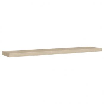 Schwebende Wandregale 2 Stk. Eichefarben 120x23,5x3,8 cm MDF