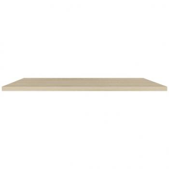 Schwebende Wandregale 2 Stk. Eichefarben 120x23,5x3,8 cm MDF