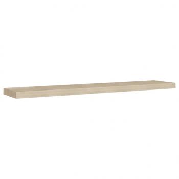 Schweberegale 4 Stk. Eichen-Optik 120x23,5x3,8 cm MDF