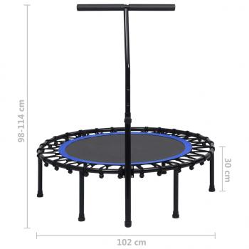 Fitness Trampolin mit Griff 102 cm