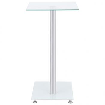 Beistelltisch U-Form Transparent 45x30x58 cm Hartglas   