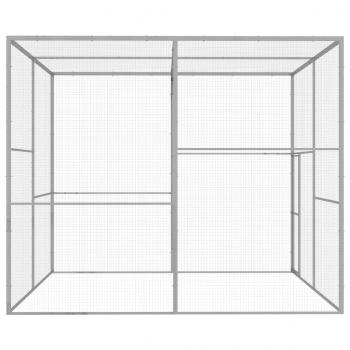 Katzenkäfig 3x3x2,5 m Verzinkter Stahl