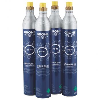 ARDEBO.de GROHE Blue Starterset 425g CO² Flaschen, 4 Stck. (40422000)