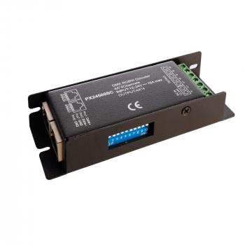 DEKO-LIGHT R-DMX 3+1 Controller, Dimmer, spannungskonstant, dimmbar: DMX512, 12-24V DC, 16 A, schwarz (843273)