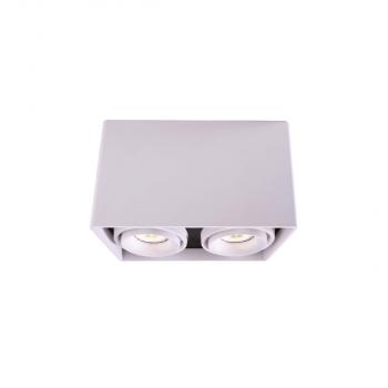 ARDEBO.de DEKO-LIGHT Mona II Deckenaufbauleuchte, 220-240V AC/50-60Hz, GU10, 2x max. 50,00 W, weiß (348004)