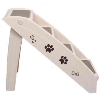 Hundetreppe Klappbar Creme 62x40x49,5 cm 