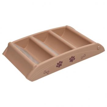 Hundetreppe Klappbar Braun 62x40x49,5 cm