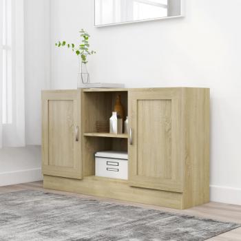 ARDEBO.de - Sideboard Sonoma-Eiche 120x30,5x70 cm Holzwerkstoff