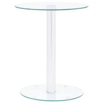 ARDEBO.de - Couchtisch Transparent 40 cm Hartglas