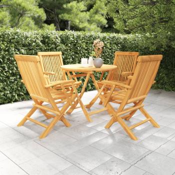 ARDEBO.de - 5-tlg. Garten-Essgruppe Massivholz Teak