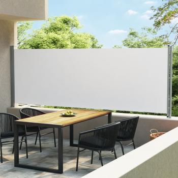 ARDEBO.de - Seitenmarkise Ausziehbar 600x160 cm Creme