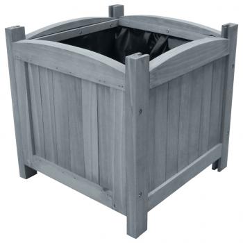 ARDEBO.de - Garten-Hochbeete 2 Stk. 30x30x30 cm Massivholz Tanne 