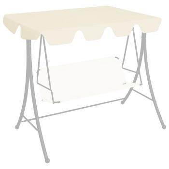 ARDEBO.de - Ersatzdach für Hollywoodschaukel Creme 150/130x105/70 cm