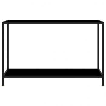 Konsolentisch Schwarz 120x35x75 cm Hartglas