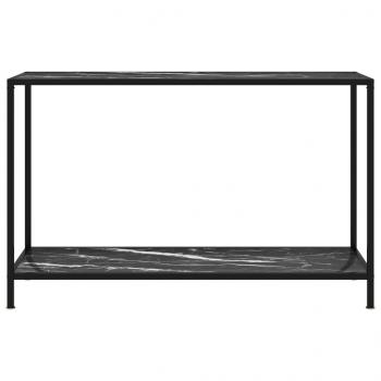 Konsolentisch Schwarz 120x35x75 cm Hartglas