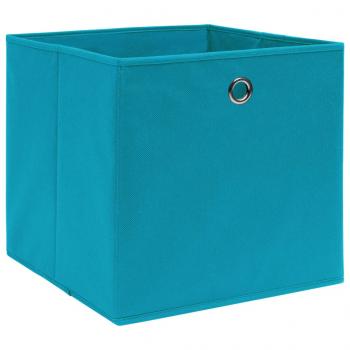 Aufbewahrungsboxen 10 Stk. Vliesstoff 28x28x28 cm Babyblau